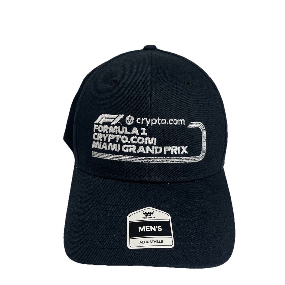 MIAMI GRAND PRIX  Formula 1 Miami Black Strap Cap Hat NEW